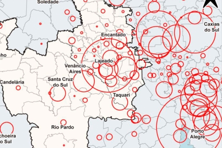 Pesquisadora da Univates observa a disperso territorial da pandemia da Covid-19 na regio dos Vales do Taquari e Rio Pardo