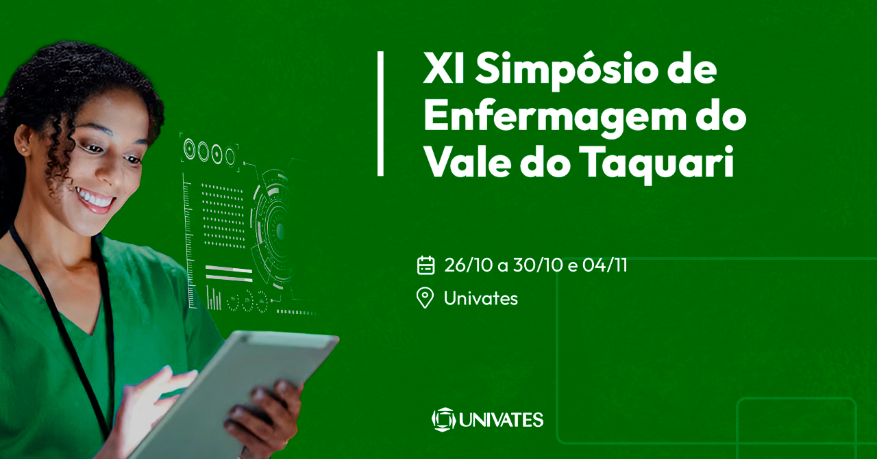 XI Simp�sio de Enfermagem do Vale do Taquari