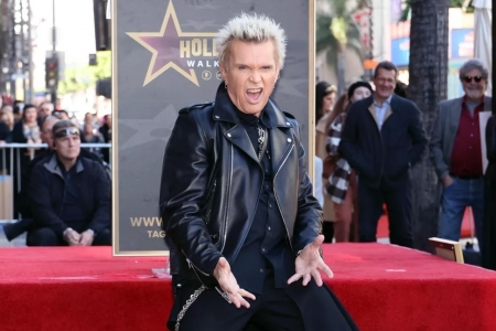 Billy Idol ganha estrela na Calada da Fama de Hollywood