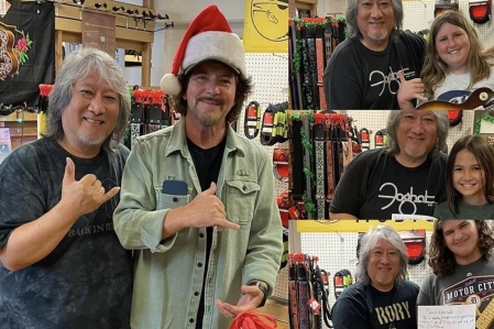 Eddie Vedder compra guitarras para jovens no Hava: ajudar a inspir-los