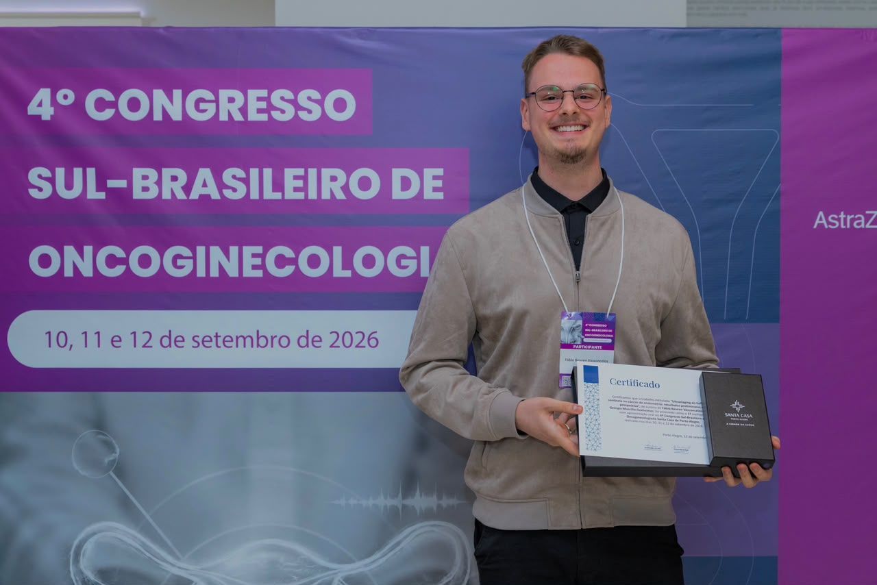 Estudante de Medicina da Univates conquista primeiro lugar em congresso de Oncoginecologia