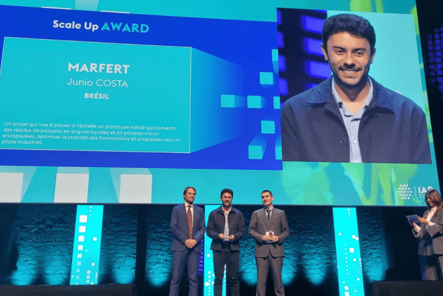 Empresa associada ao Tecnovates, Verde Acqua conquista prêmio internacional e aceleração na França