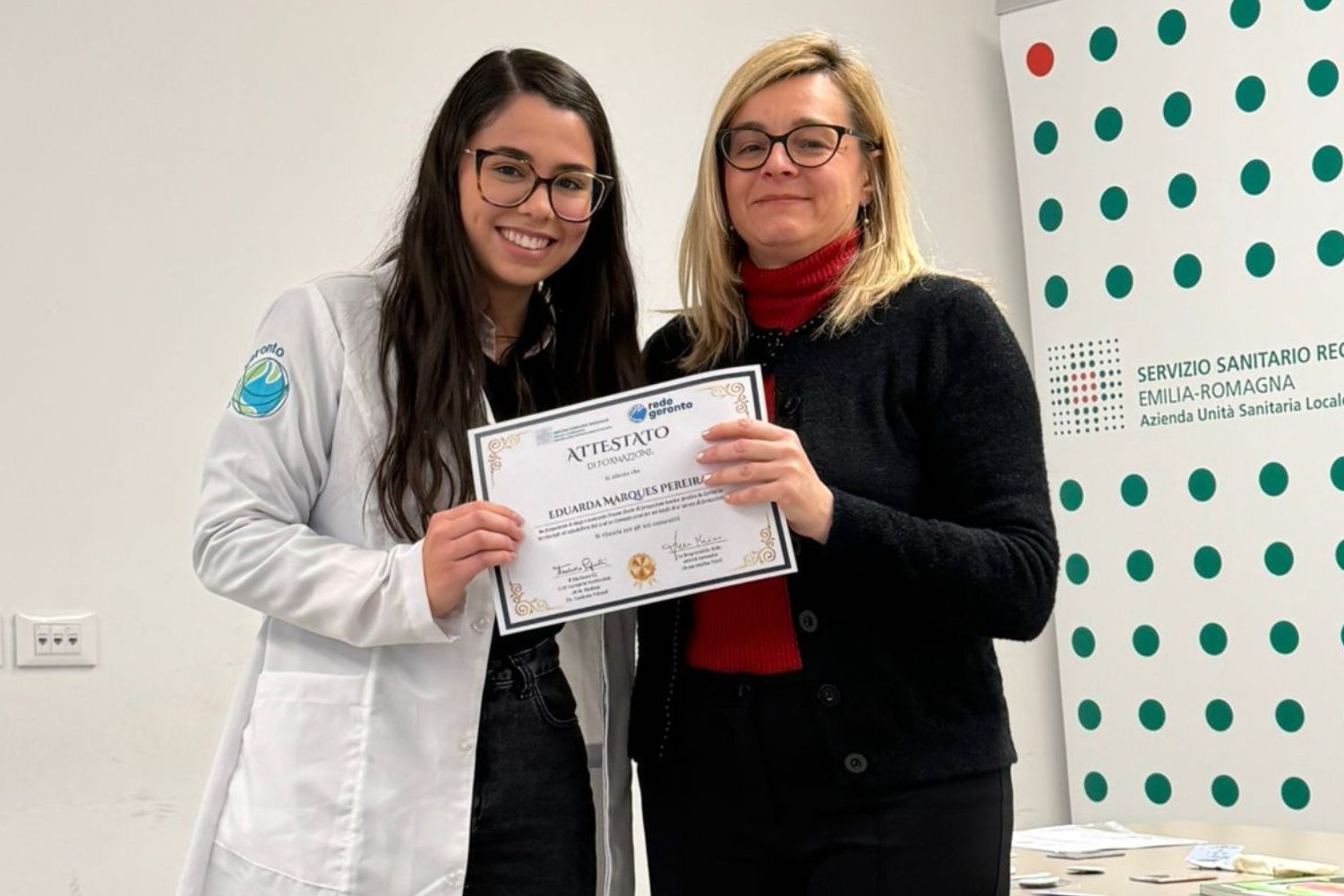 Estudante da Univates participa de experiência internacional em geriatria na Itália e aprofunda formação em cuidado ao envelhecimento