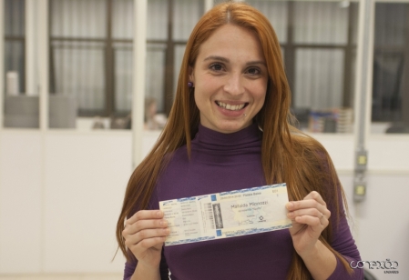 Sorteio de ingressos para o show de Mafalda Minnozzi