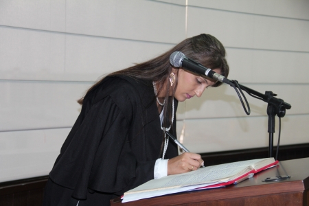 Eugênia Amábilis Gregorius - diplomada em Direito