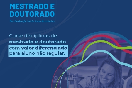 Seja aluno no regular nos cursos de mestrado e doutorado