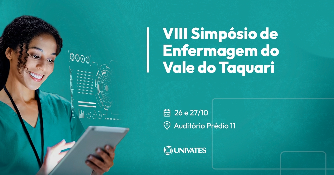 VIII Simpsio de Enfermagem do Vale do Taquari.
