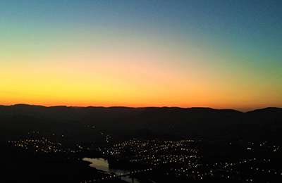 Fotografia: O Vale ao amanhecer