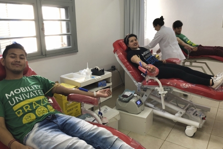 Diretoria de Relações Internacionais promove campanha de doação de sangue