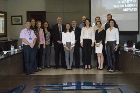 Representantes da Concordia University of Edmonton visitam a Univates