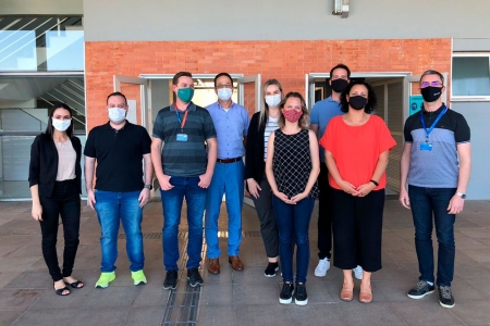 Univates recebe visita de representantes alemes do Consrcio UAS7