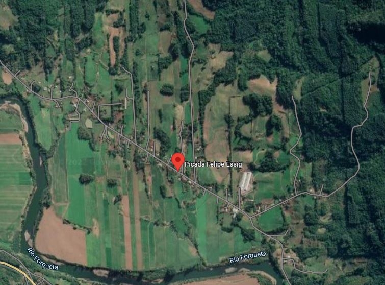 Captura de tela da atual localizade de Picada Felipe Essig
