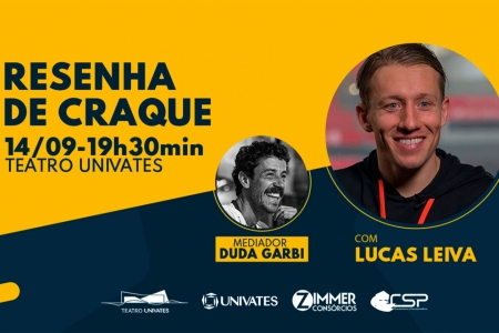 Lucas Leiva e Duda Garbi estaro juntos no Teatro Univates