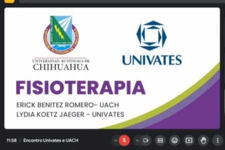 Conhecimento que ultrapassa fronteiras: estudantes de Fisioterapia da Univates e da Universidade Autnoma de Chihuahua, do Mxico, dividem experincias em encontro on-line colaborativo
