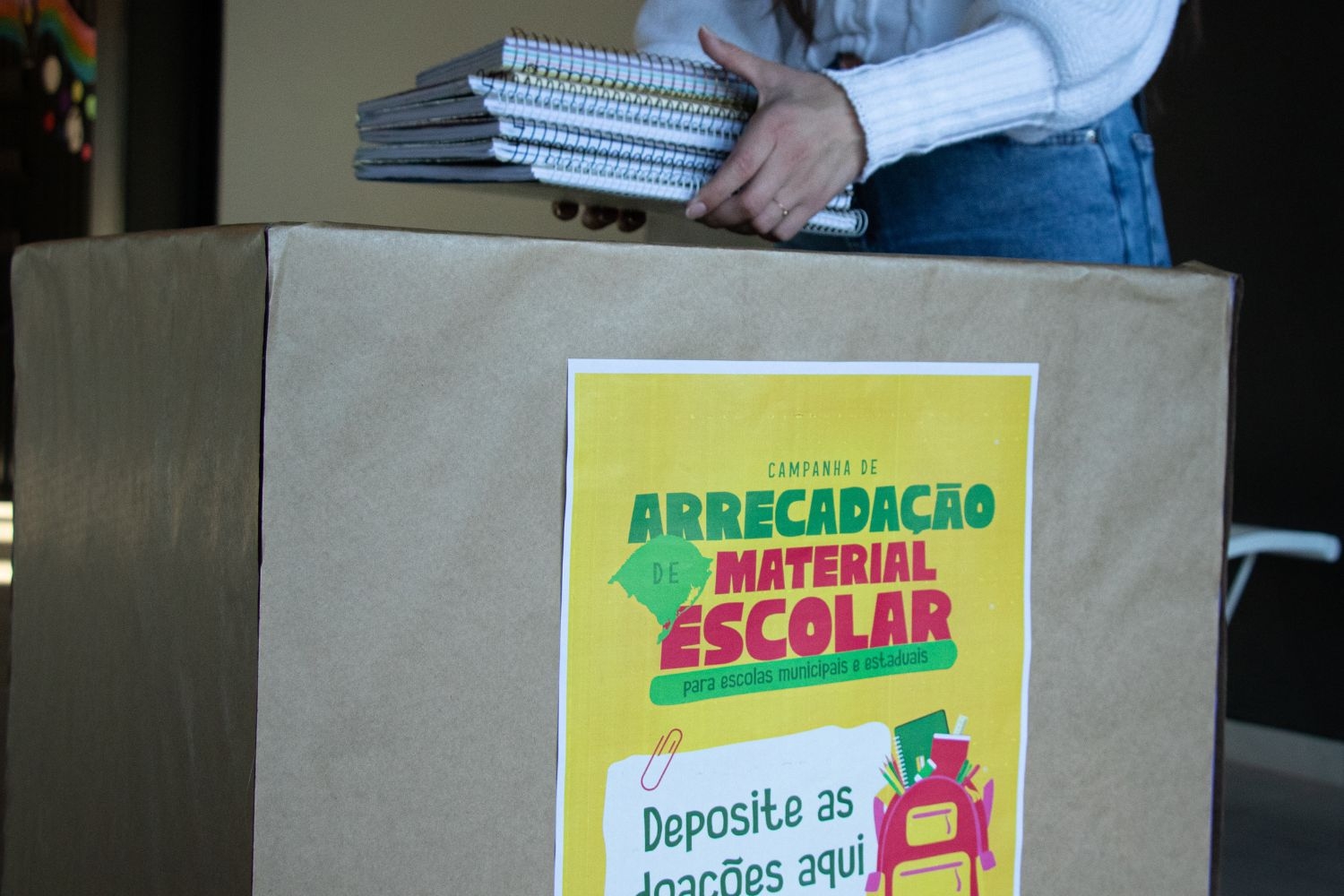 As doa��es ser�o recebidas nas institui��es em Lajeado e em Santa Cruz do Sul