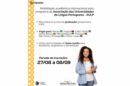 Univates lana edital de seleo para mobilidade acadmica internacional pelo Programa Aulp