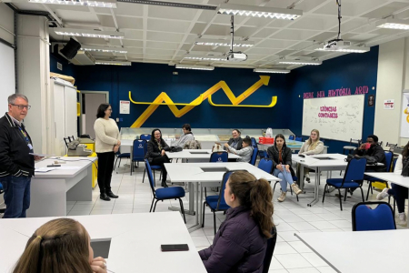 Curso de Cincias Contbeis desenvolve atividades em parceria com a Fundef Lajeado