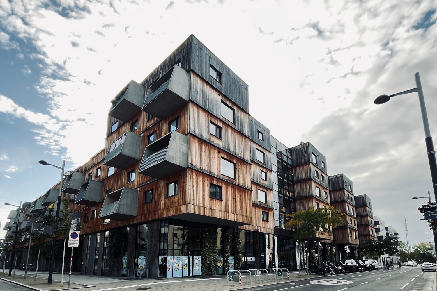 Seestadt, prdio exemplar