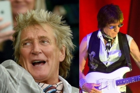 Rod Stewart e Jeff Beck tocam juntos pela primeira vez em 10 anos