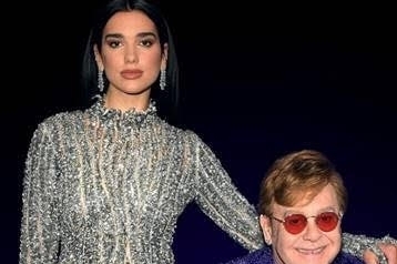 ELTON JOHN E DUA LIPA SE JUNTAM EM REMIX DE 