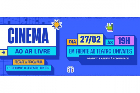Univates promove sess�o de cinema ao ar livre no dia 27 de fevereiro