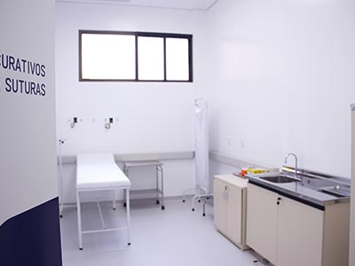 Foto da estrutura do Ambulatório de Especialidades Médicas