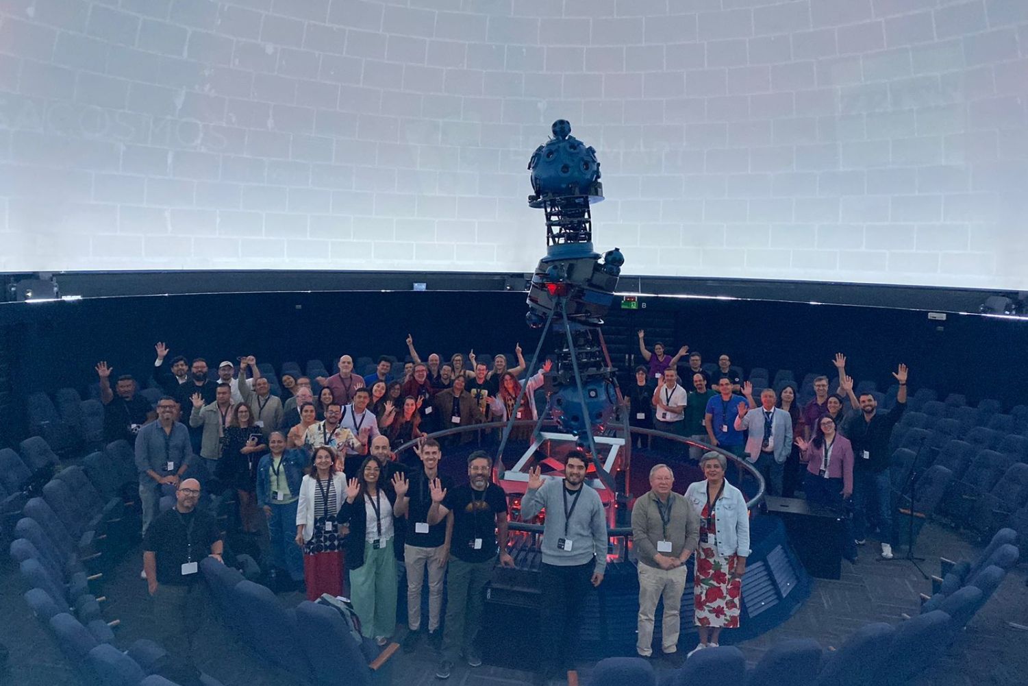 Docentes participam de encontro da Associação de Planetários da América do Sul, no Chile