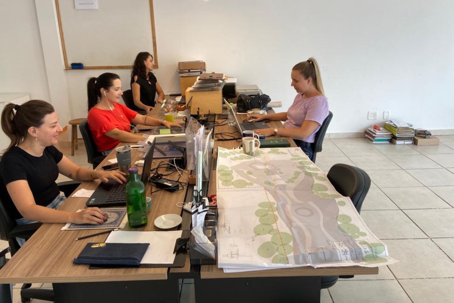 As arquitetas começaram a se envolver com o projeto no final de 2019.