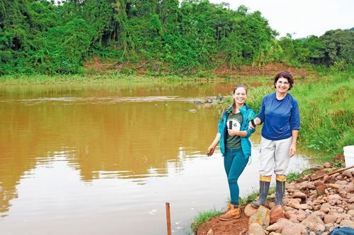 Parceria garante recupera��o de uma �rea degradada na margem do rio Forqueta em Travesseiro
