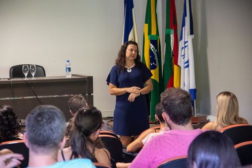 Coordenadora da �rea de Ensino da Capes, professora Ivanise Maria Rizzatti palestra na Univates