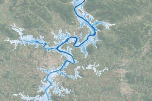 Nota t�cnica elaborada com contribui��o da popula��o local apresenta extens�o da cheia do Rio Taquari em setembro de 2023