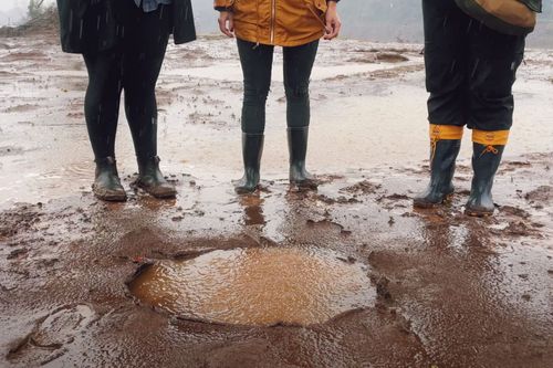 Unesco e Univates visitam s�tio arqueol�gico em Encantado exposto ap�s enchentes