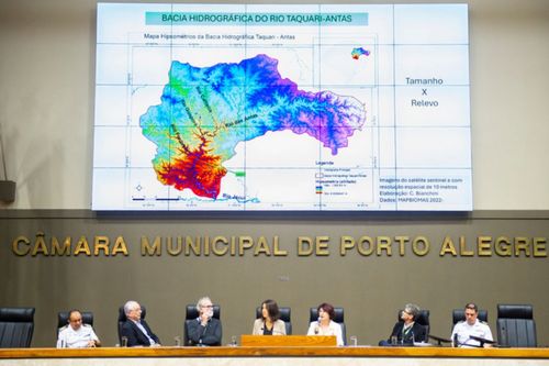 Univates participa de debate na C�mara de Vereadores de Porto Alegre sobre desassoreamento do Gua�ba e preven��o de enchentes
