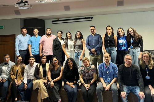 Estudantes e professores da Corporaci�n Universidad de la Costa, da Col�mbia, visitam a Univates