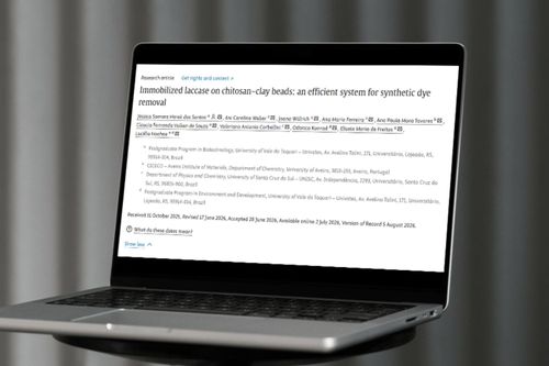 Pesquisa brasileira desenvolve material biotecnol�gico capaz de eliminar corantes t�xicos da �gua em minutos